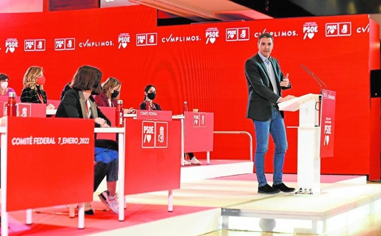 El PSOE abordará cambios en la estructura de la Ejecutiva y grupos parlamentarios, según el orden del día del Comité Federal