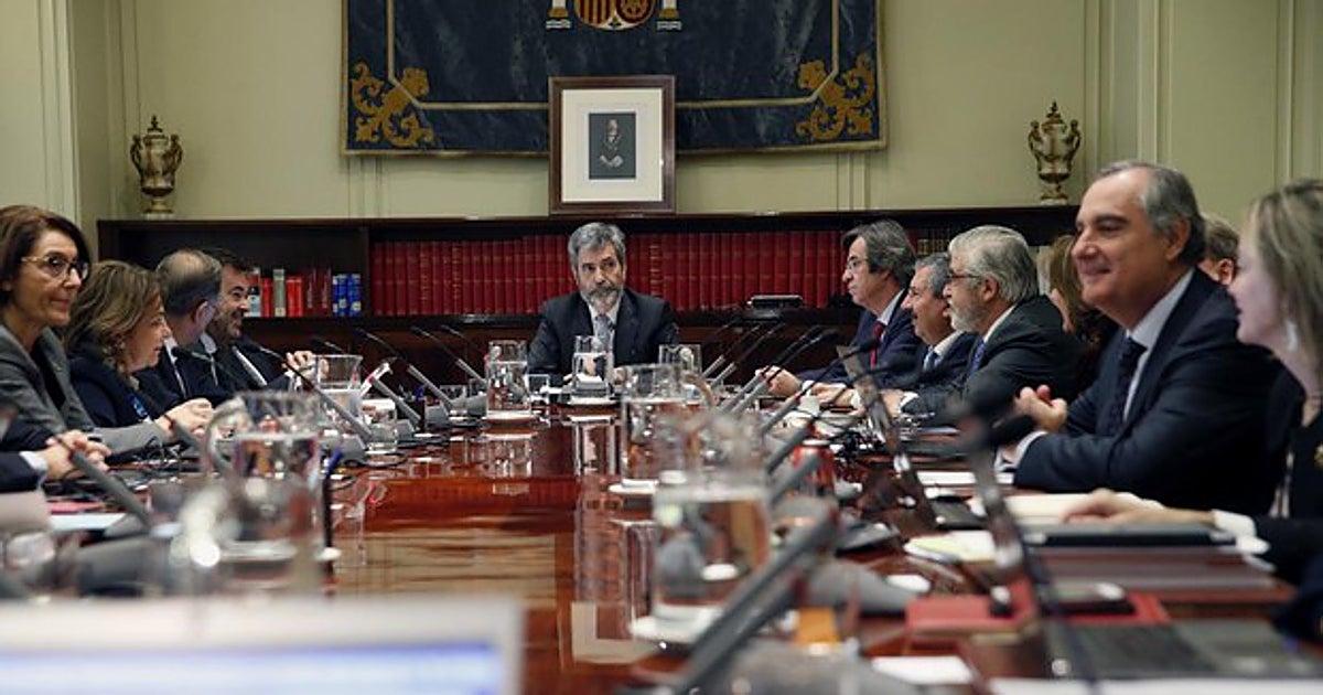 Lesmes preside el Pleno del Consejo General del Poder Judicial