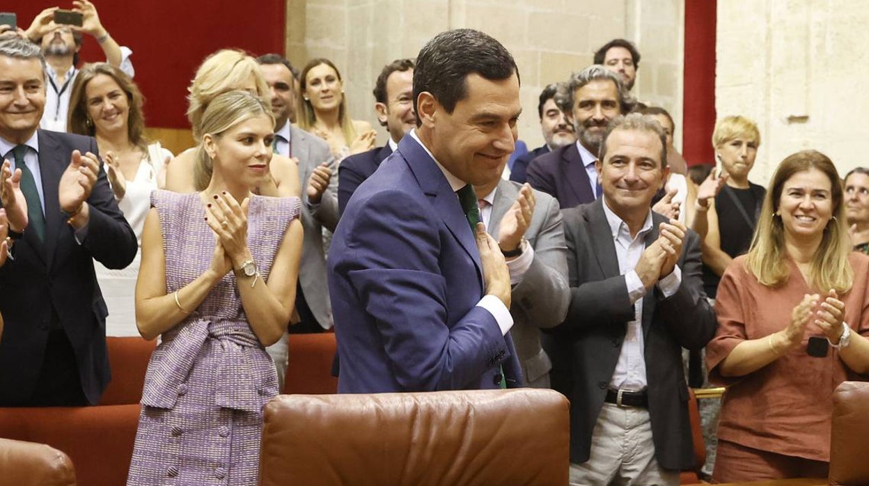 En imágenes, la investidura de Juanma Moreno como presidente de la Junta de Andalucía