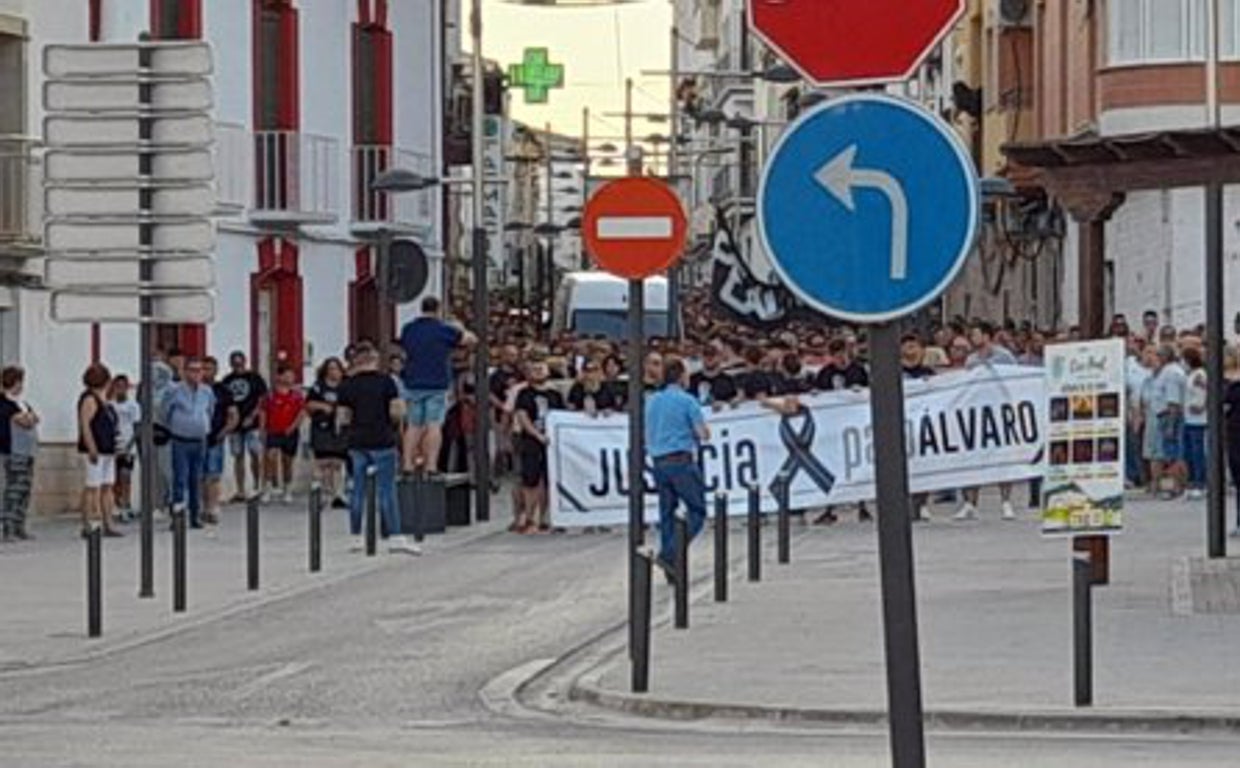 Imagen de la manifestación de repulsa contra este crimen