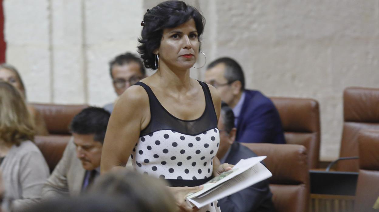Teresa Rodríguez censura toda la gestión de Juanma Moreno, quien le afea que le dé «lecciones de andalucismo»