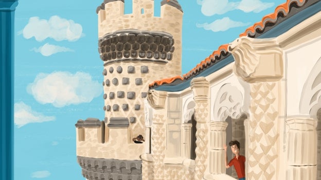 Ilustración del castillo de Manzanares el Real