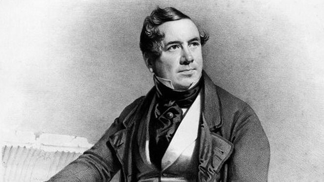 Retrato de juventud de David Roberts