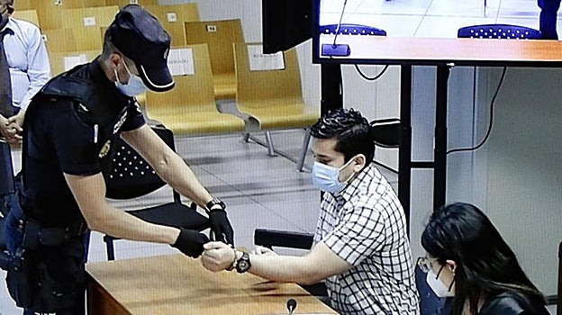 Jorge Palma, durante la lectura del veredicto del tribunal popular que lo ha juzgado