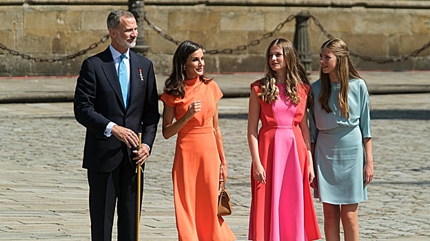 El Rey Felipe VI: «Quiero pedir al Apóstol la protección de quienes luchan contra el drama de los incendios»