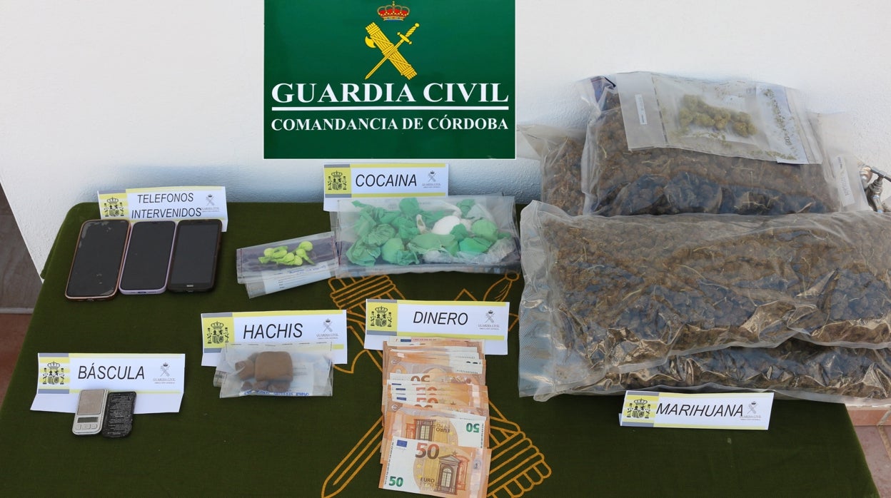 La Guardia Civil desarticula un grupo de tres personas que vendía droga en Pozoblanco e Hinojosa