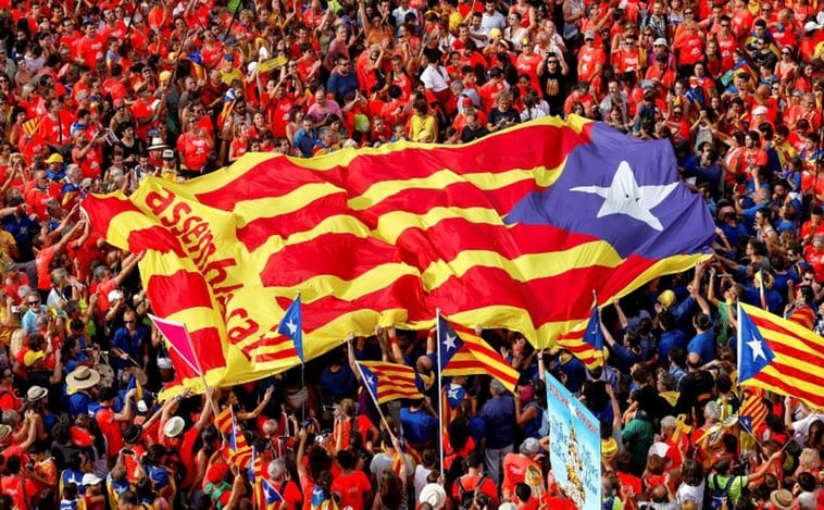 Los catalanes que quieren la independencia caen al 41%