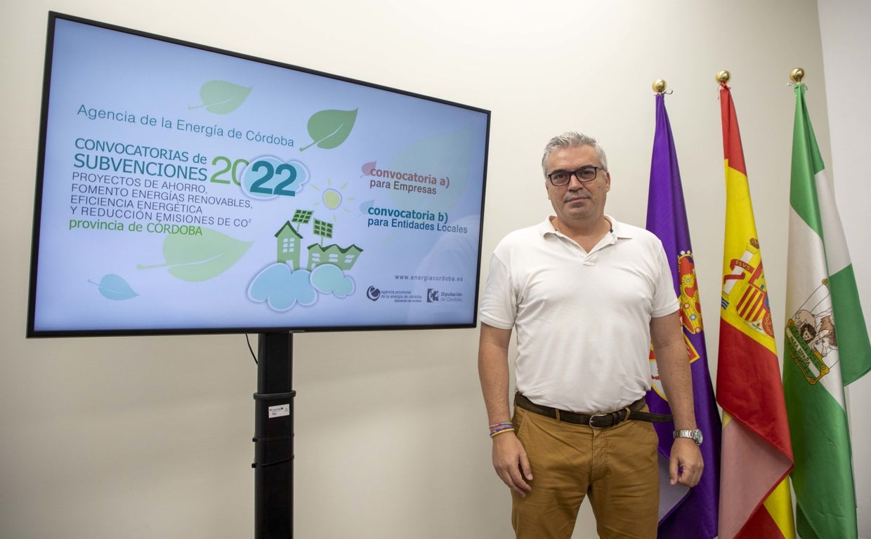 El presidente de la Agencia Provincial de la Energía, Víctor Montoro