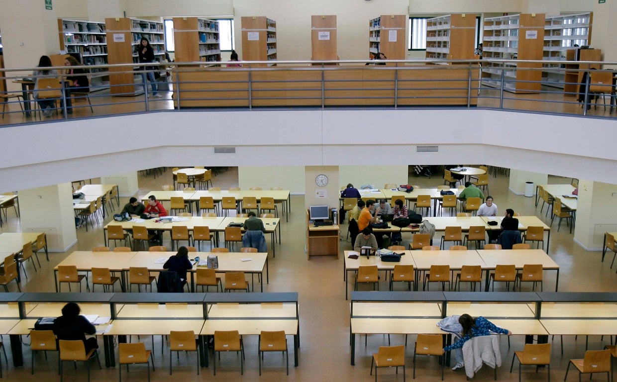 Sala de estudio de la Universidad de Córdoba