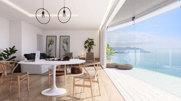 Diseño interior de una vivienda de Delfin Tower en Benidorm