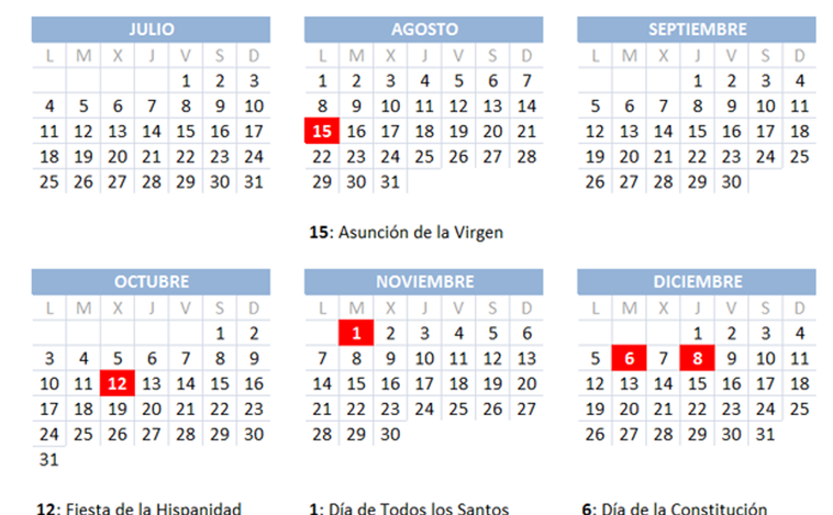 Calendario laboral 2022 en Valencia: dónde es festivo el 15 de agosto