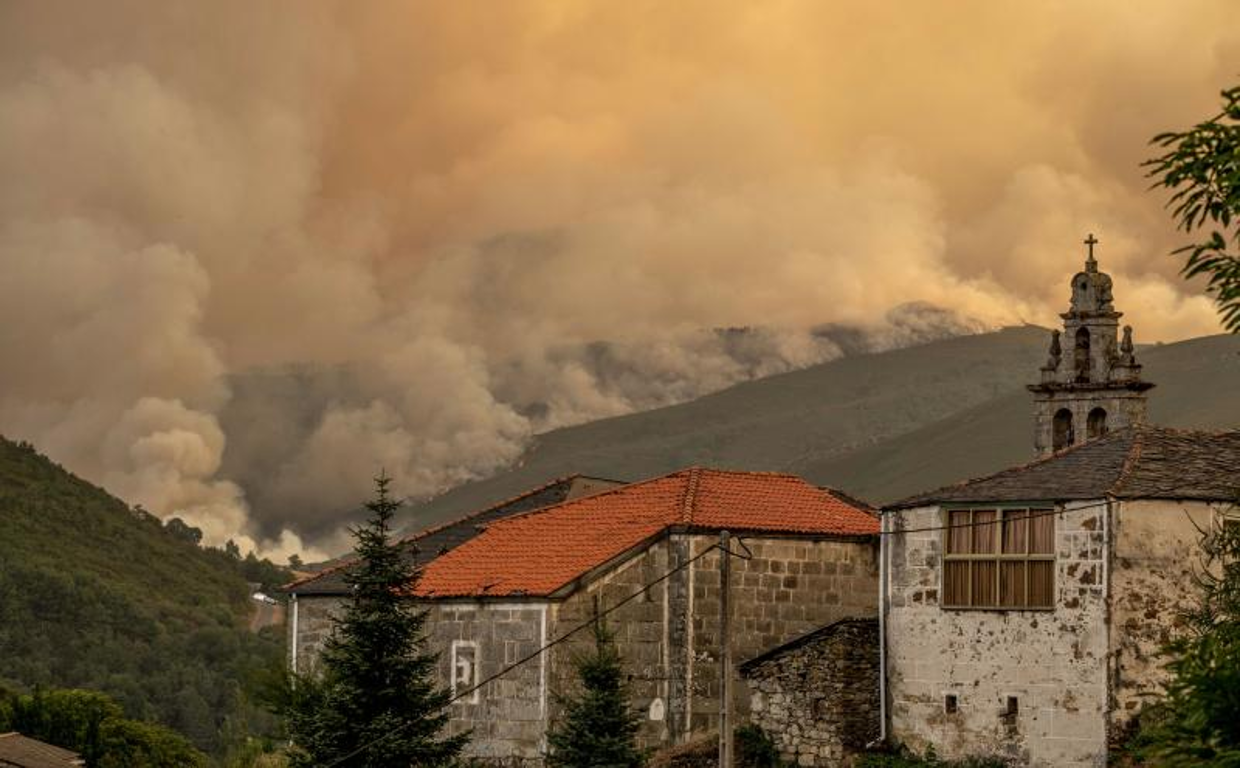 Incendio en Chandrexa de Queixa