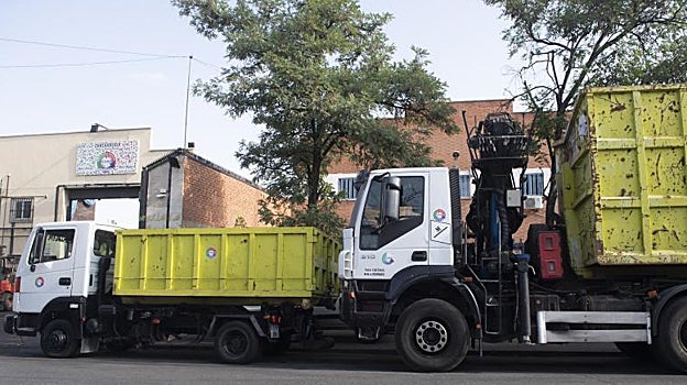El cobre se acopia en camiones de 25 y 50 toneladas
