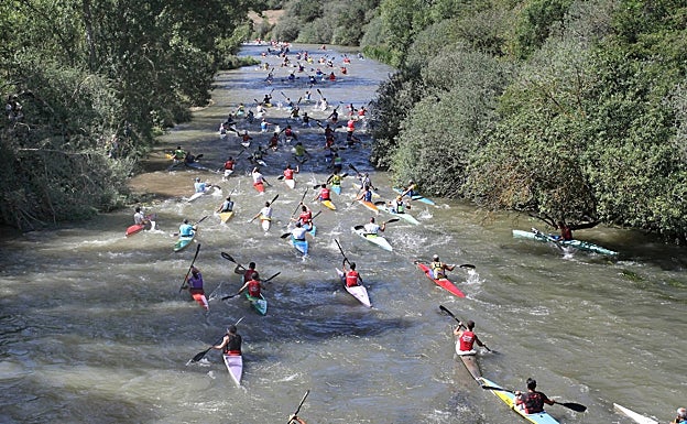 Descenso del Pisuerga, en Alar del Rey (Palencia)