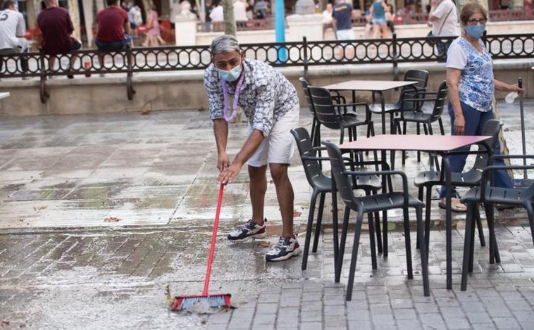 La Comunidad de Madrid está en alerta por fuertes lluvias y tormentas este sábado