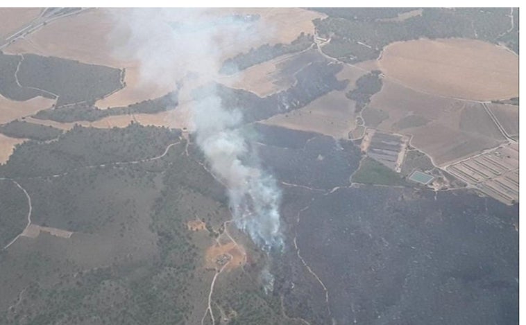 Controlado el fuego declarado en la madrugada de este sábado en Hellín