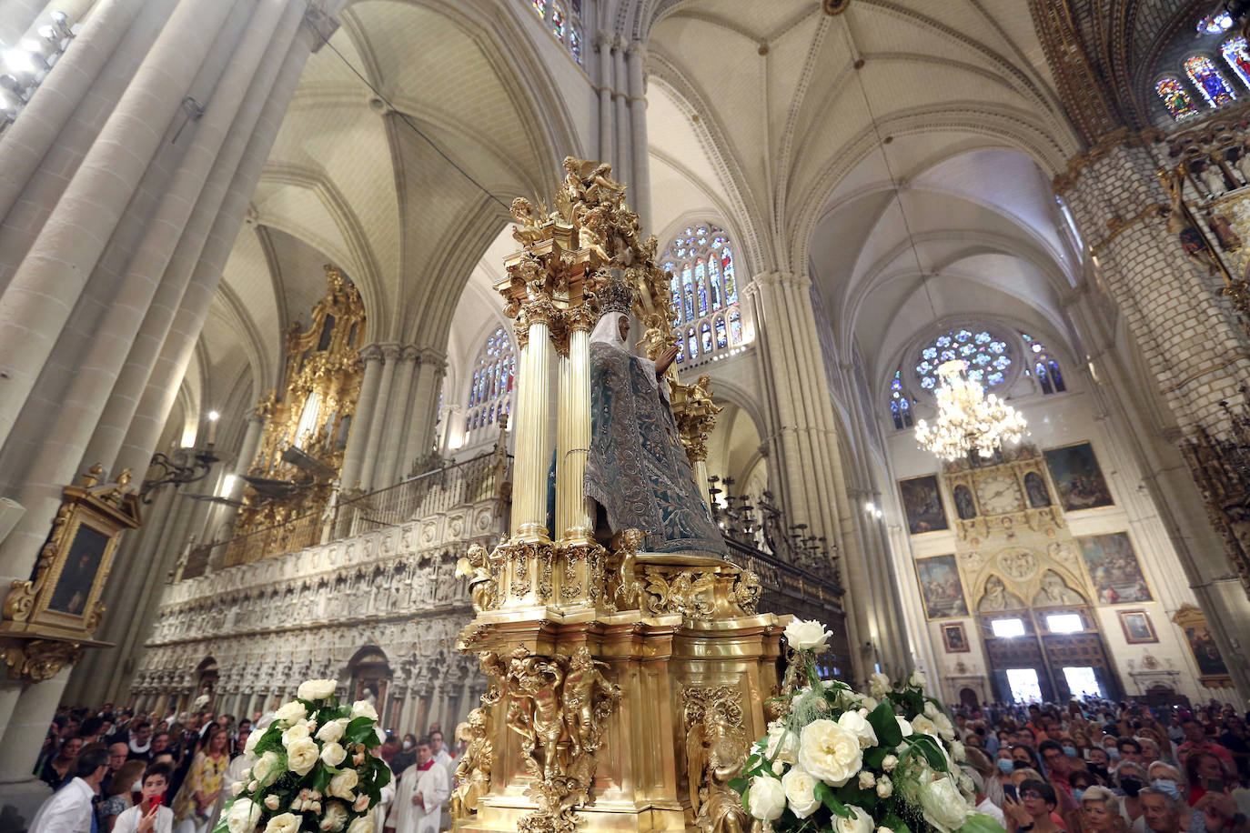 Todas las imágenes: Vuelve la alegría por el agua de la Virgen del Sagrario, patrona de Toledo