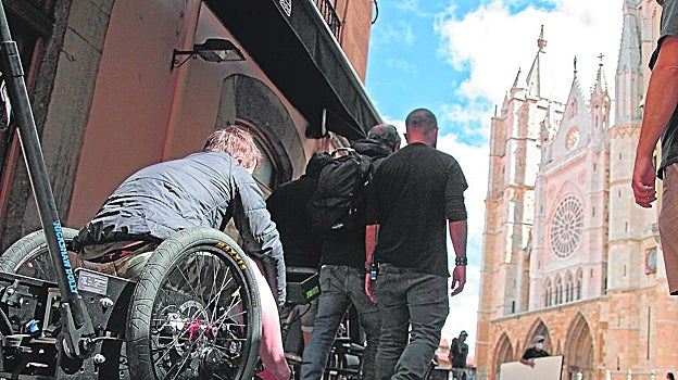 Rodaje en León de la ficción '3 Caminos'