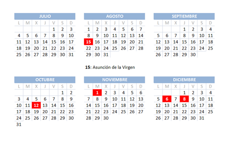 Calendario laboral 2022 en la Comunidad Valenciana: dónde es festivo el 15 de agosto