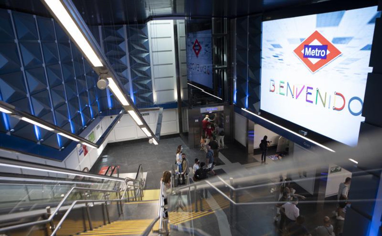 Imagen de archivo de la estación de Metro de Gran Vía