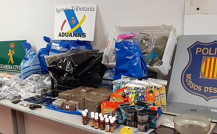 Dos detenidos por enviar droga al norte de Europa camuflada en cajas de juguetes