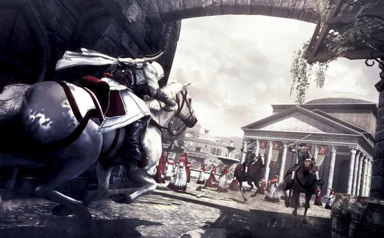 Imagen  del videojuego «Assassin's Creed: La hermandad»