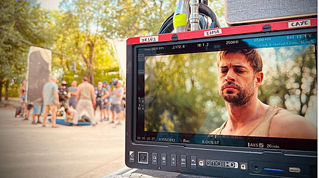 Rodaje en Madrid, publicado por el director en sus redes sociales