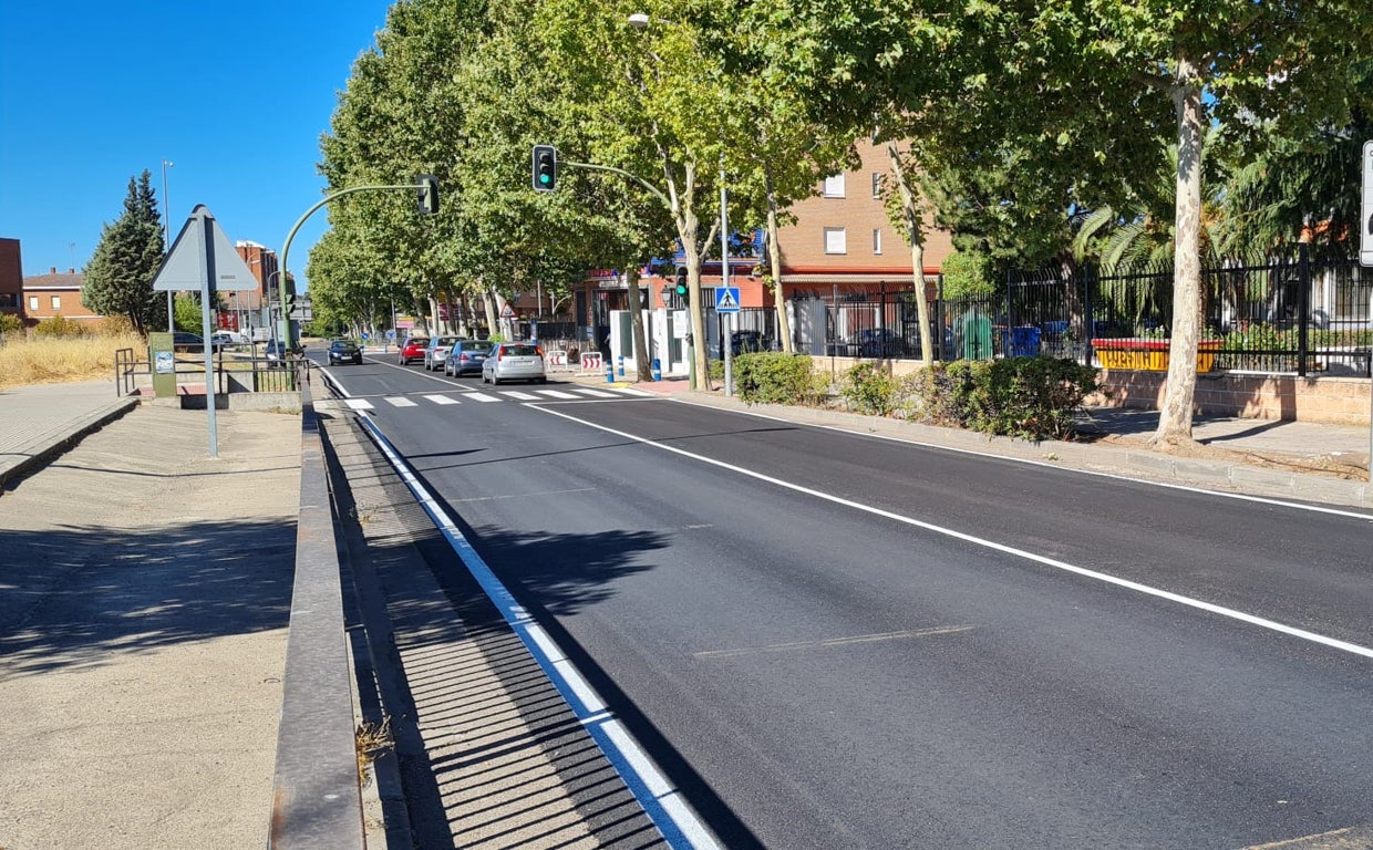 Tramo urbano en el que se está actuando