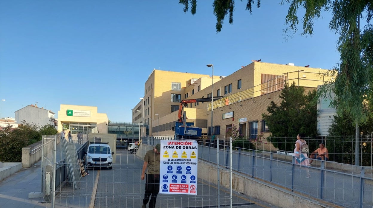 Arrancan las obras de mejora del servicio de Urgencias del Hospital de Pozoblanco