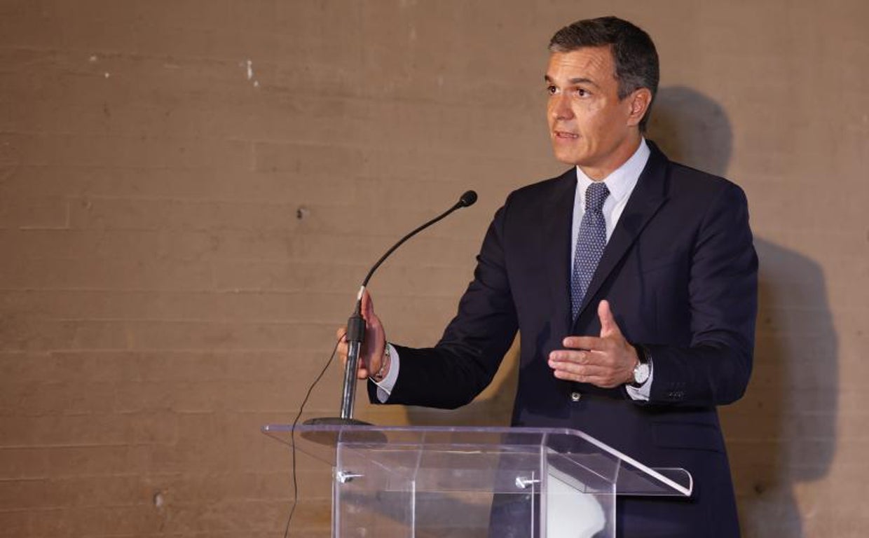 El presidente del Gobierno, Pedro Sánchez, ayer en Colombia