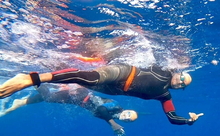 La travesía a nado más larga de España marca nuevo reto en Tenerife