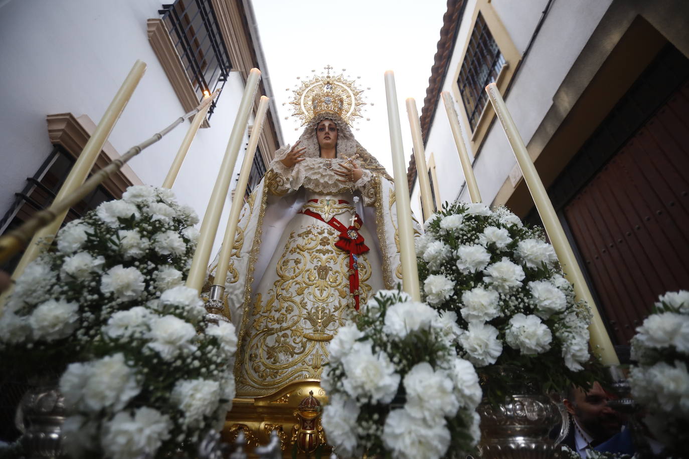 El regreso de la Virgen de la Merced de Córdoba, en imágenes