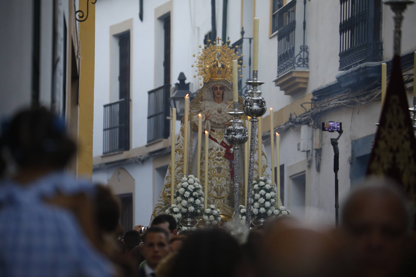 El regreso de la Virgen de la Merced de Córdoba, en imágenes
