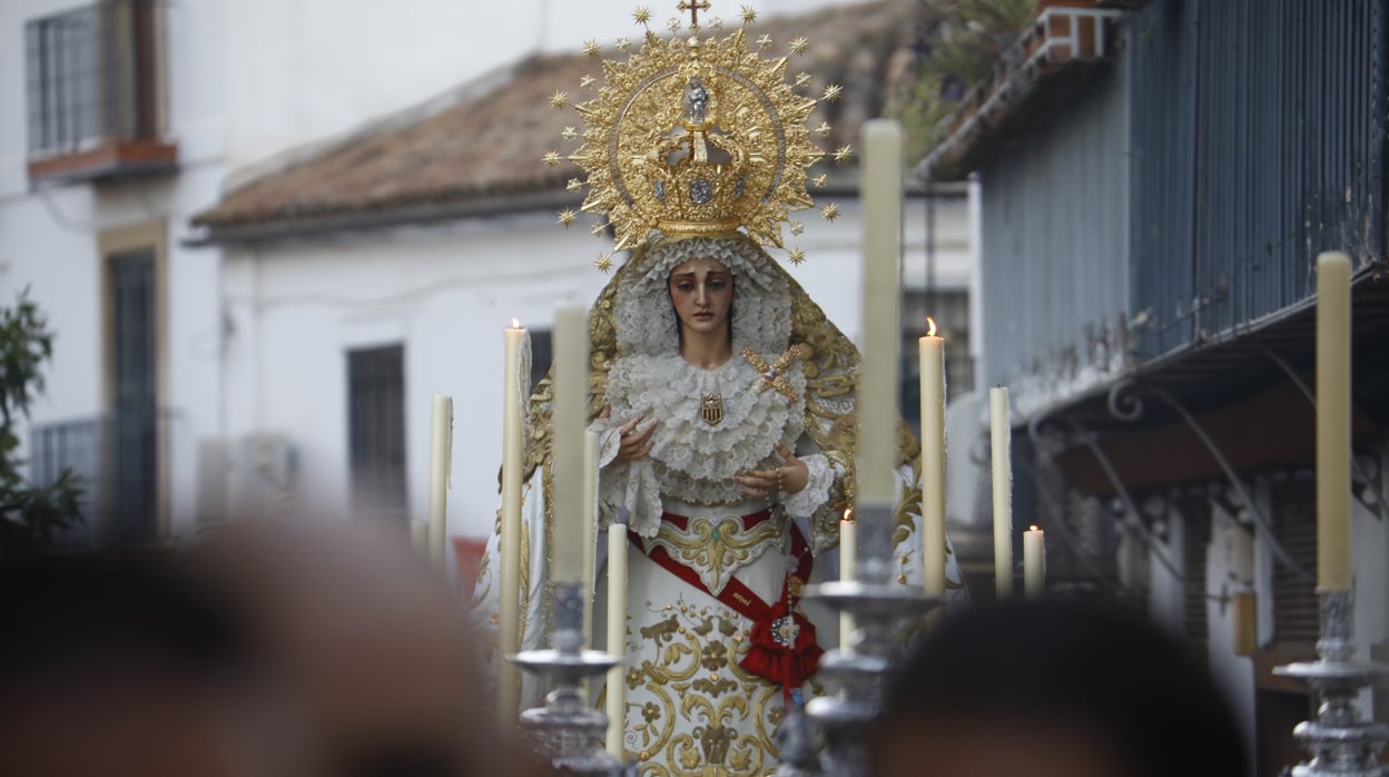 El regreso de la Virgen de la Merced de Córdoba, en imágenes