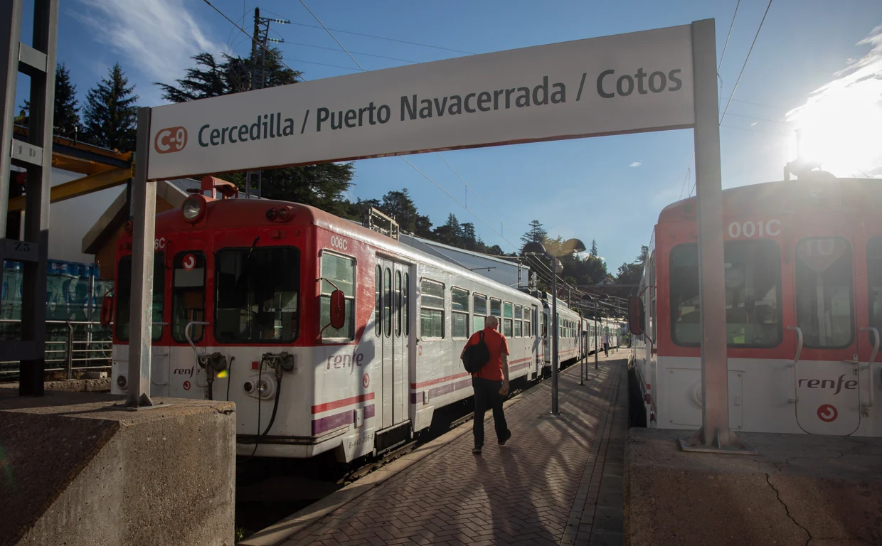 marrón Clan Movilizar El tren entre Cercedilla y Cotos vuelve a operar tras dos años de cierre