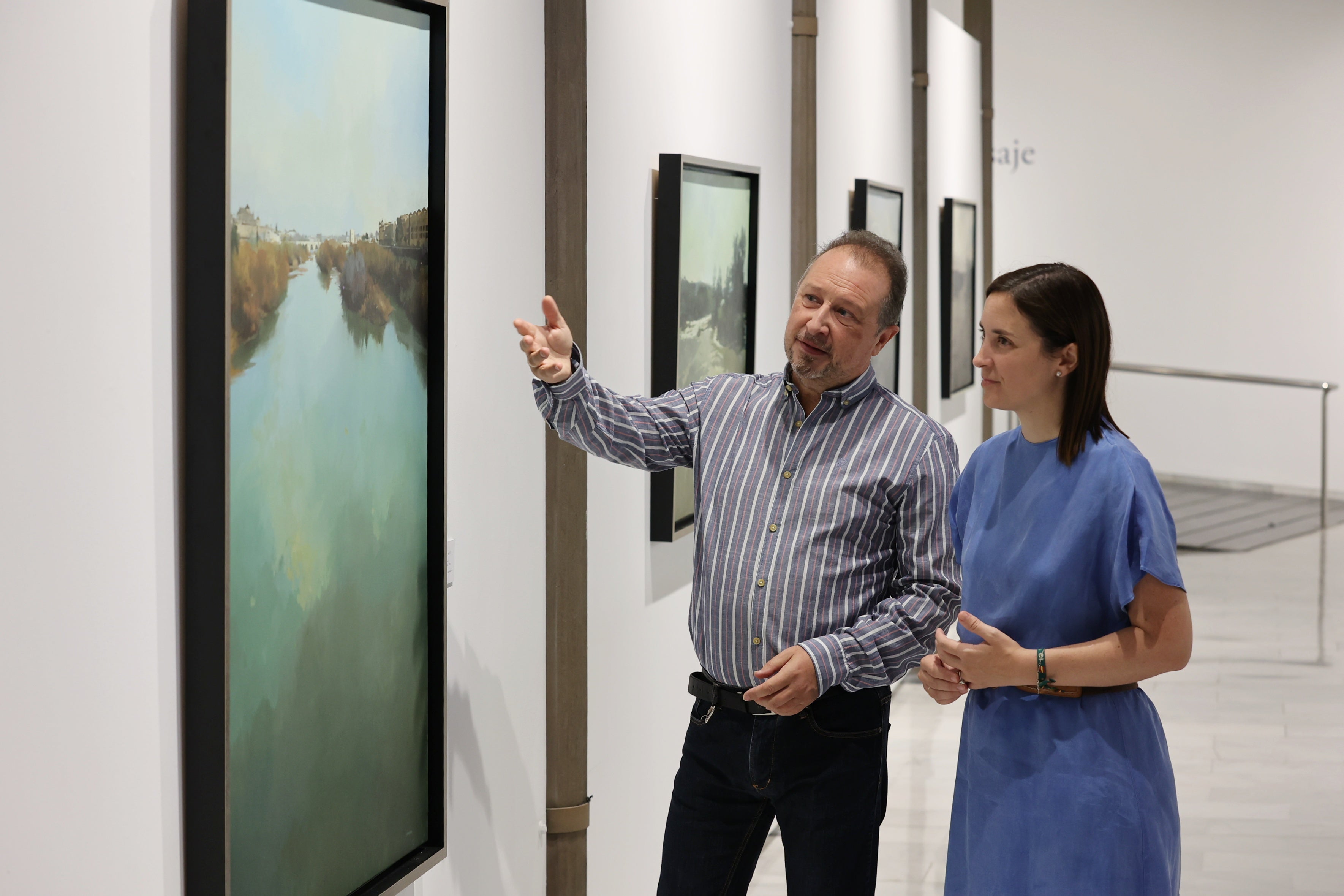 La exposición de pintura de Francisco Escalera en Córdoba, en imágenes