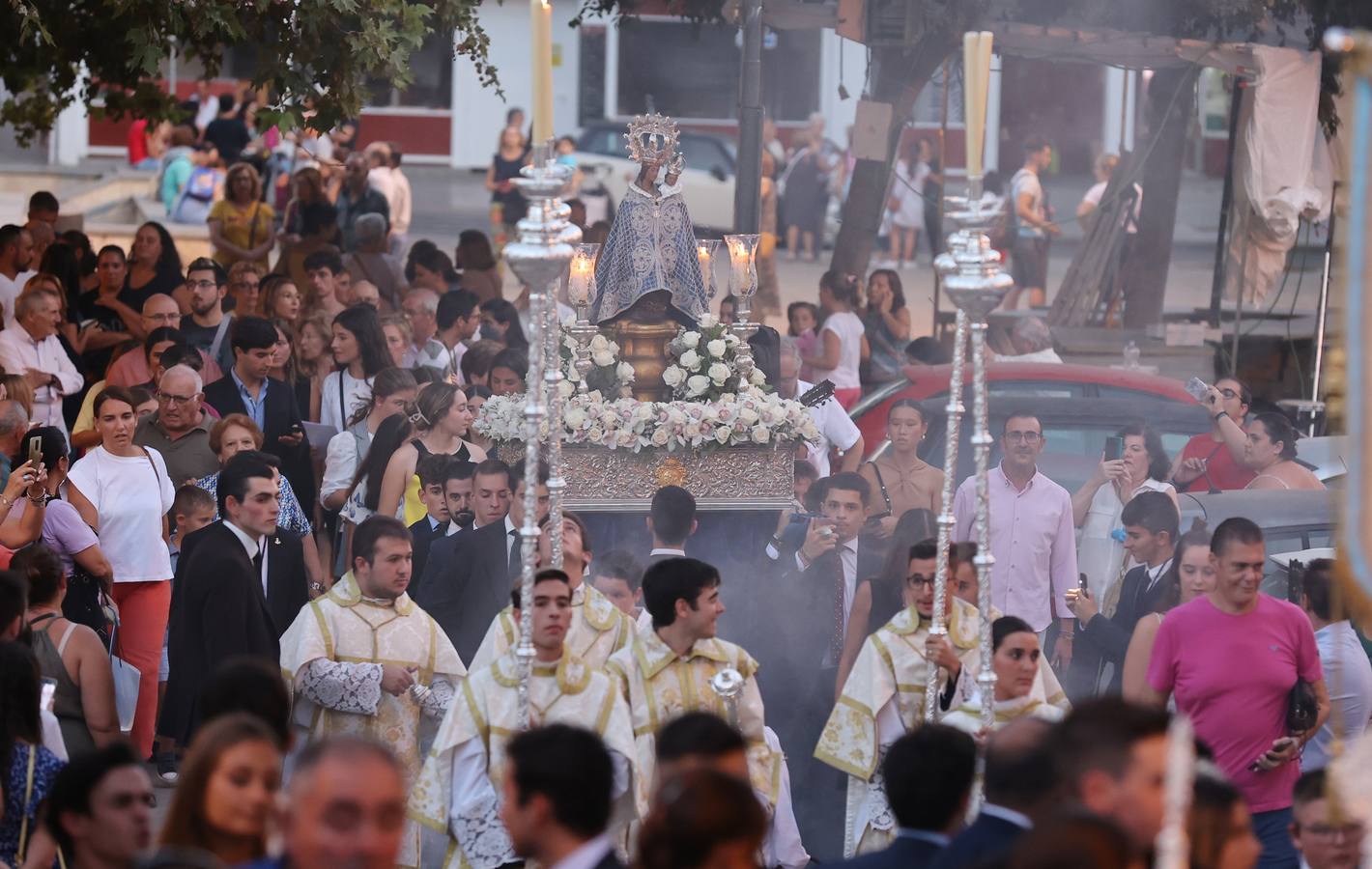 El traslado de la Virgen de la Fuensanta de Córdoba, en imágenes