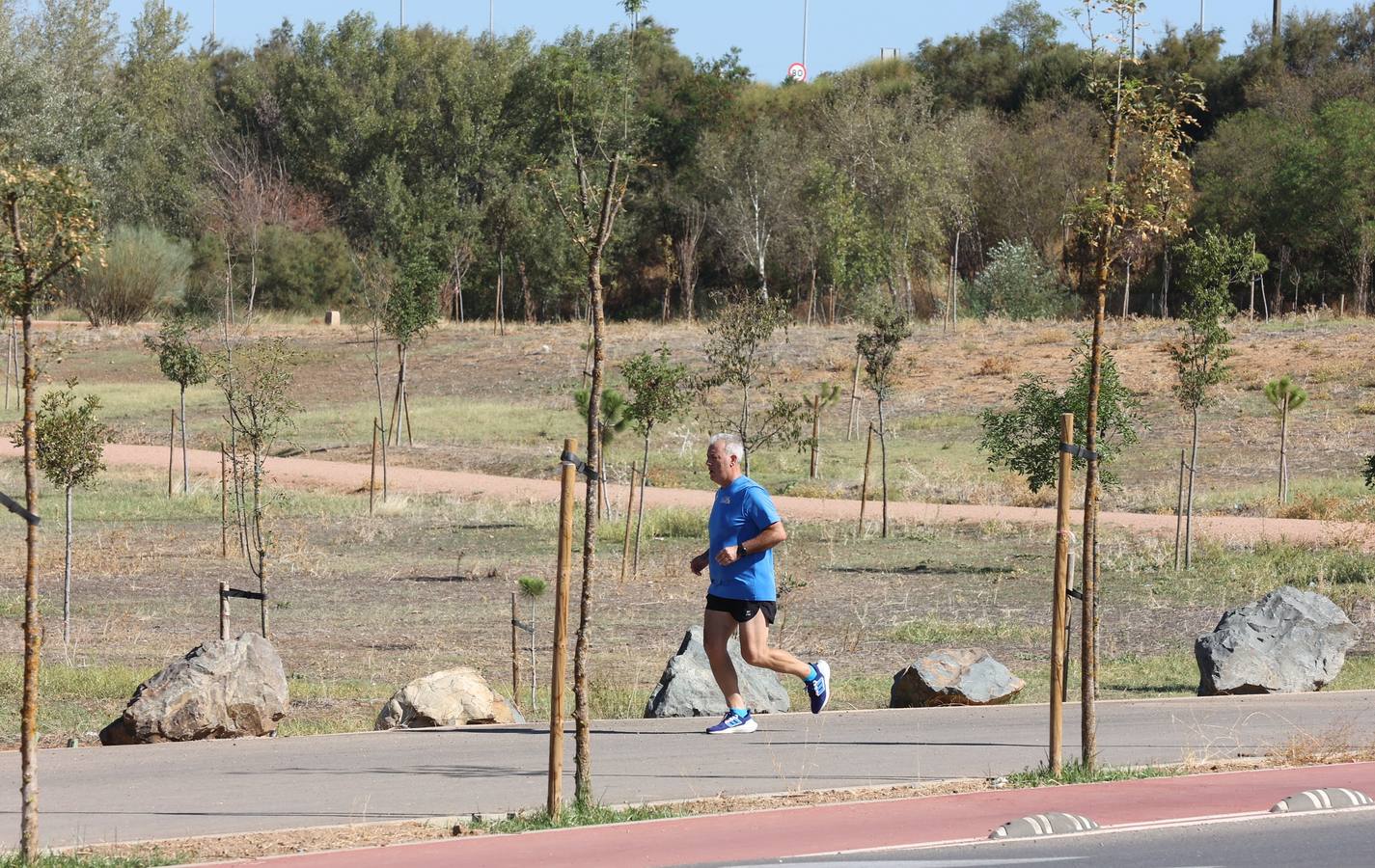 La evolución del nuevo parque de Levante de Córdoba, en imágenes