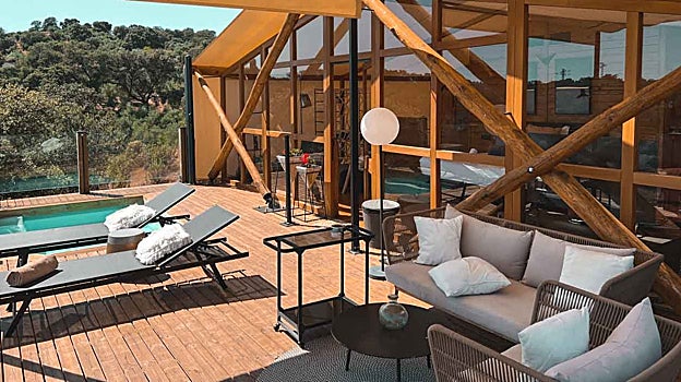 Una de las viviendas del complejo