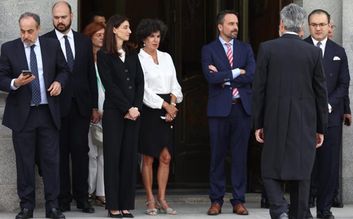 La ministra de Justicia, Pilar Llop, tras la ceremonia de apertura del Año Judicial