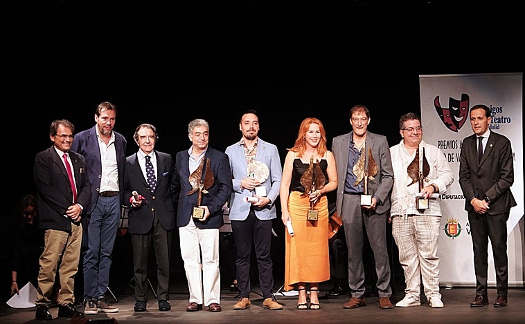 Lucía Quintana, Jacobo Dicenta y Enrique Cornejo reciben sus premios de Amigos del Teatro de Valladolid