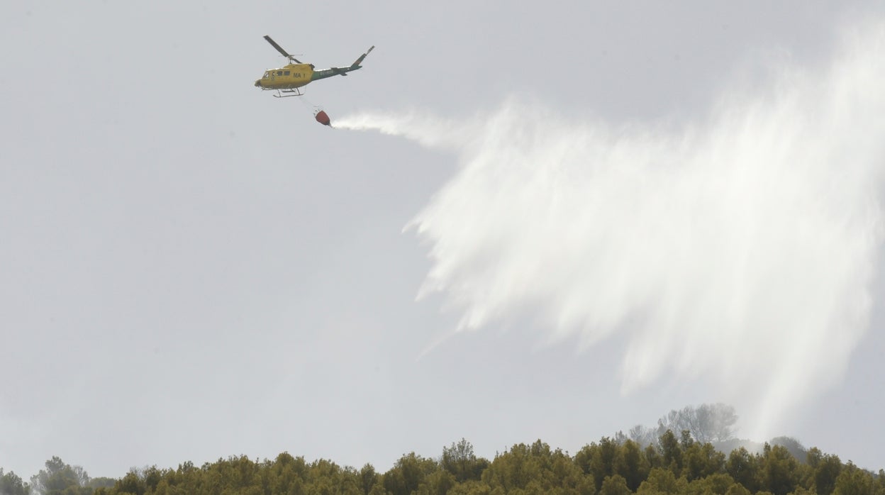 Moreno anuncia ayudas para las explotaciones afectadas en el incendio de Los Guájares