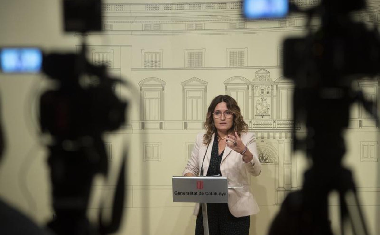 Rueda de prensa de la consellera de presidencia, Laura Vilagrà