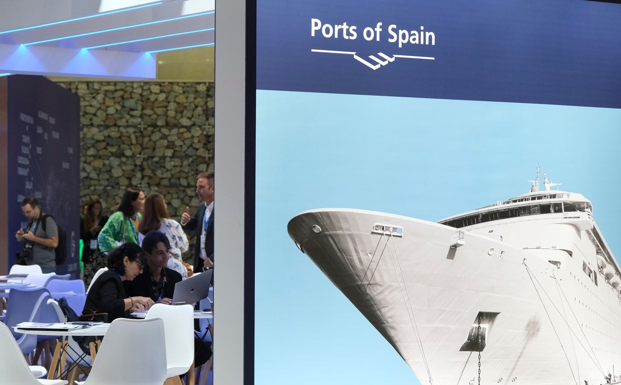 Expositor de Puertos del Estado en Málaga