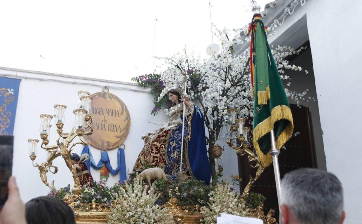 La Divina Pastora de Capuchinos, en su salida procesional del 18 de septiembre de 2021