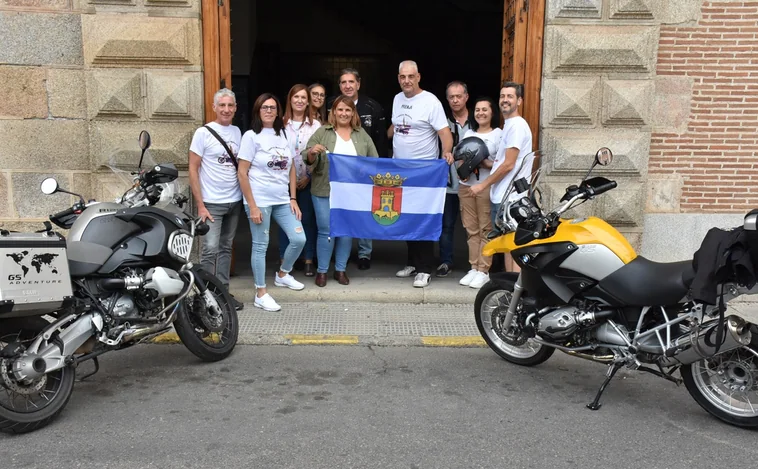 La solidaridad talaverana viaja 3.800 kilómetros en moto para mejorar la calidad de vida de muchos niños en Marruecos