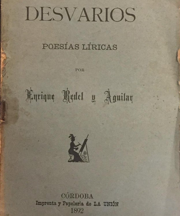 Portada de la obra 'Desvaríos' de Enrique Redel