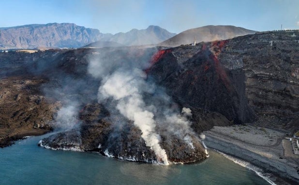 Así ha cambiado la orografía de La Palma tras la erupción volcánica de Cumbre Vieja