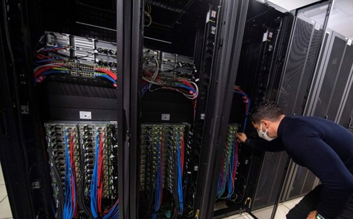 Imagen del supercomputador Albaicín, una de las infraestructuras adquiridas en los últimos meses por la UGR