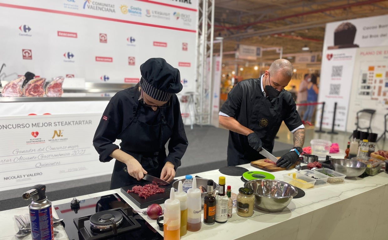 Concurso de steak tartar del año pasado